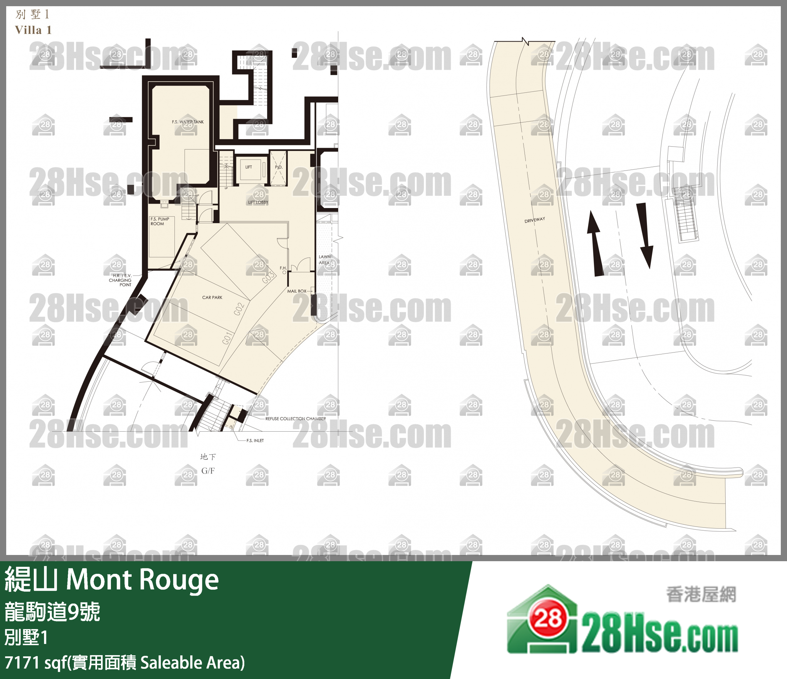 缇山 独立屋 别墅1 平面图