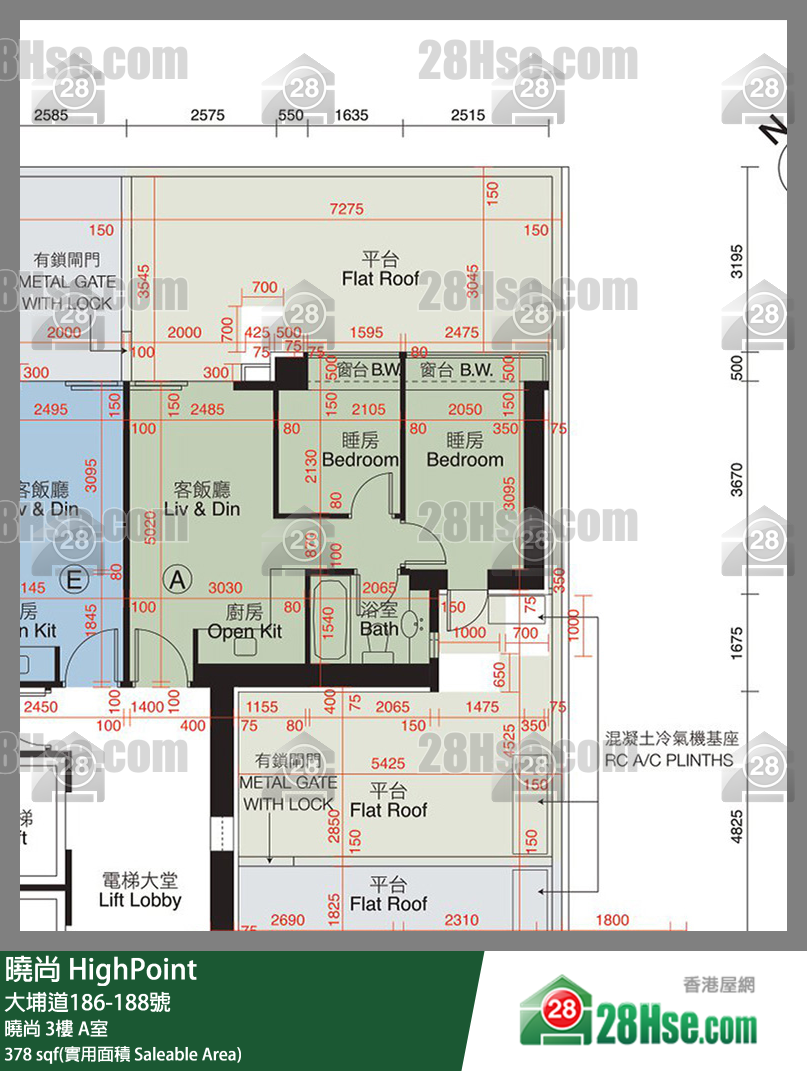 曉尚 曉尚3樓 A室 平面圖
