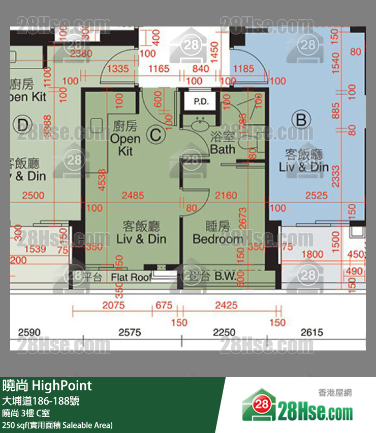 曉尚 曉尚 3樓 C室 平面圖