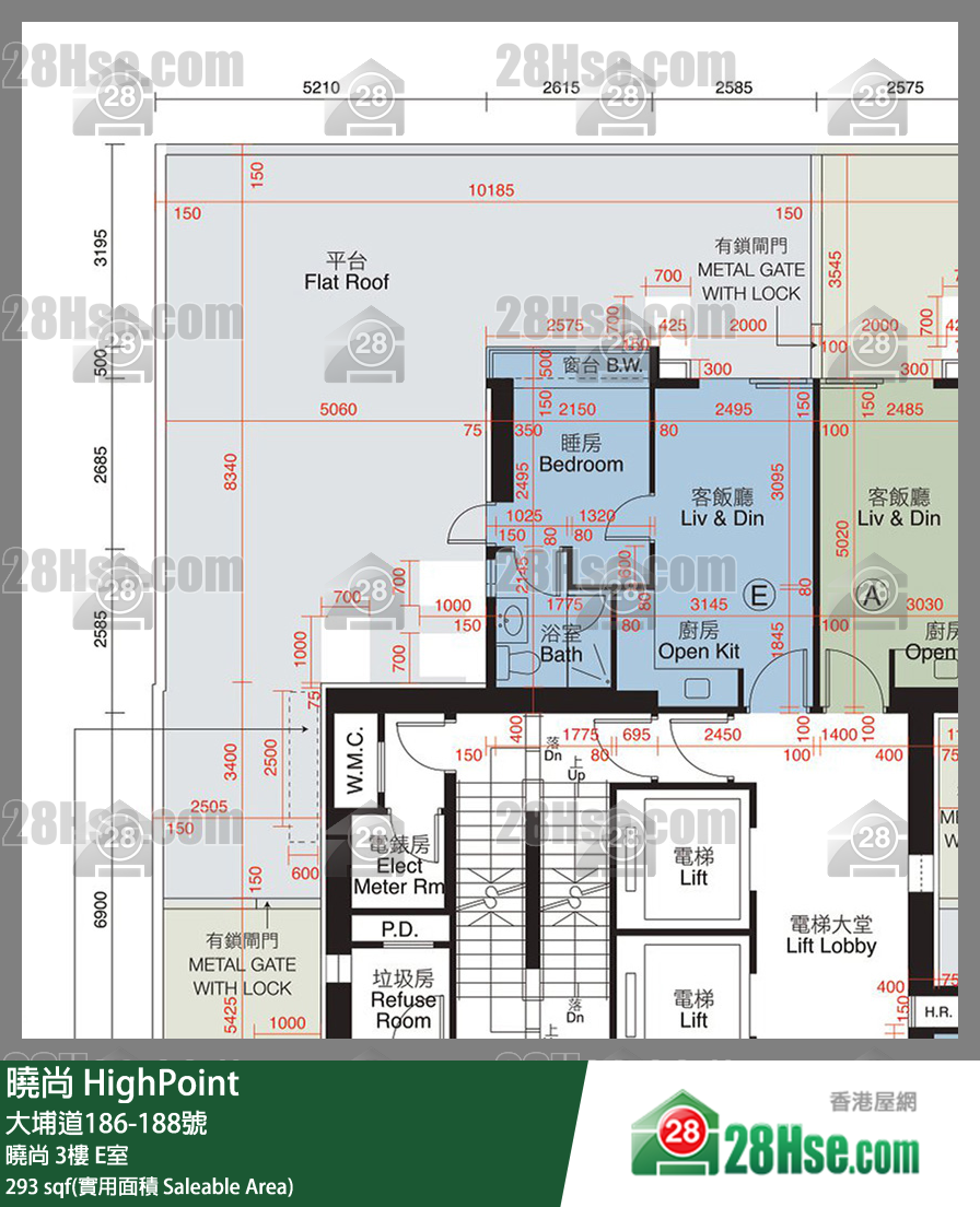 Highpoint Unit FloorPlan (Provided by 28Hse)