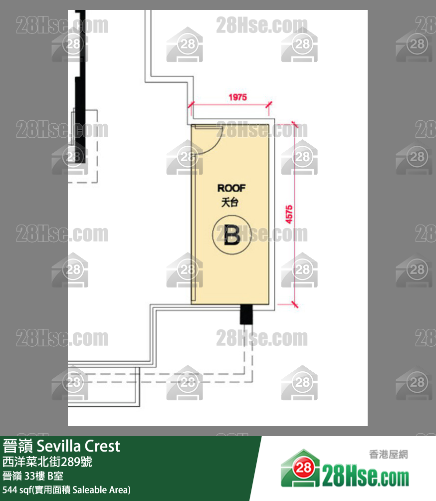 晋岭 晋岭 33楼 B室 平面图