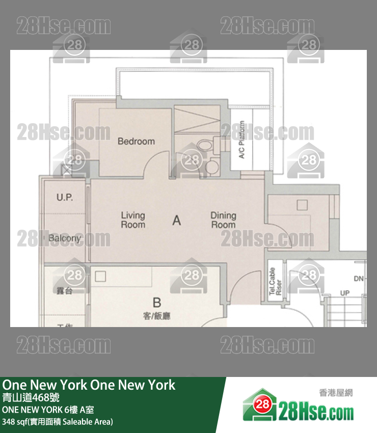 One New York ONE NEW YORK 6楼 A室 平面图