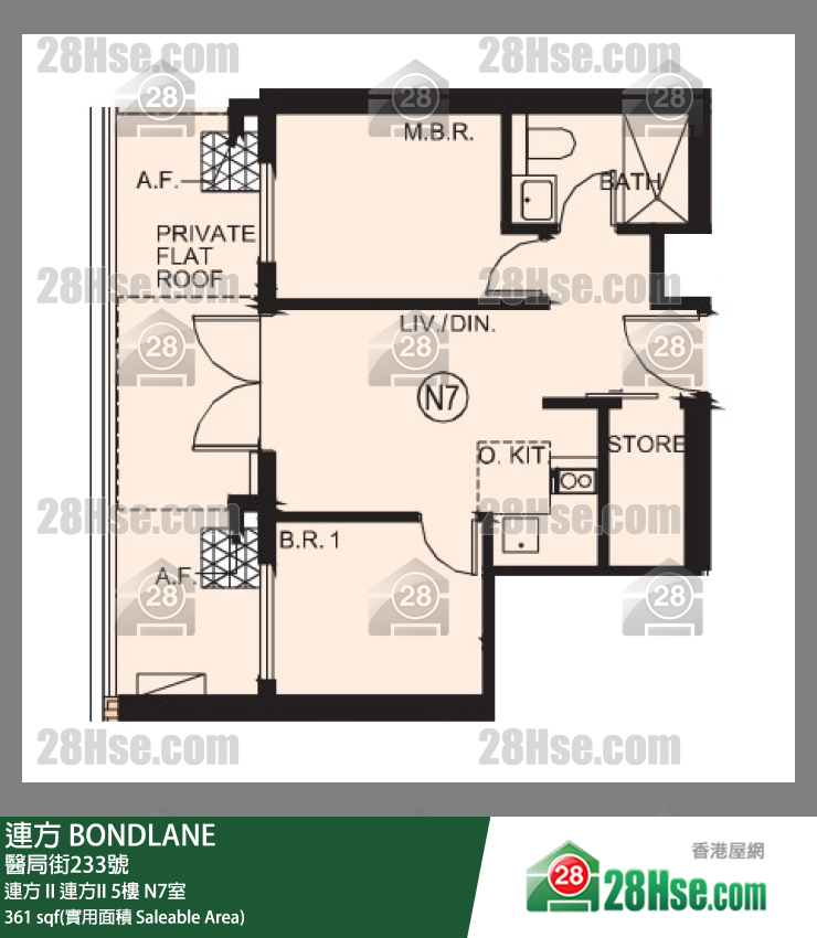 連方 連方 II連方II5樓 N7室 平面圖
