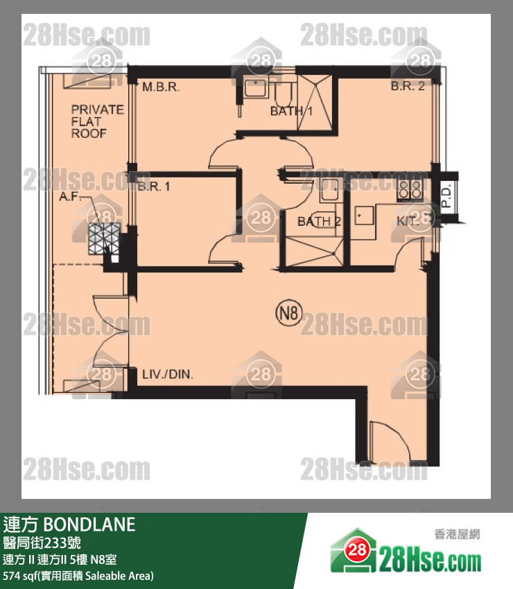 連方 連方 II連方II5樓 N8室 平面圖