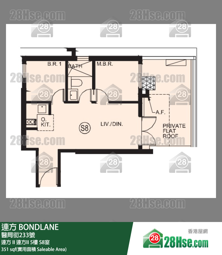 連方 連方 II連方II5樓 S8室 平面圖