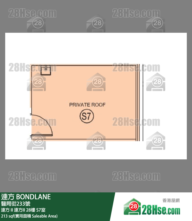 連方 連方 II連方II28樓 S7室 平面圖