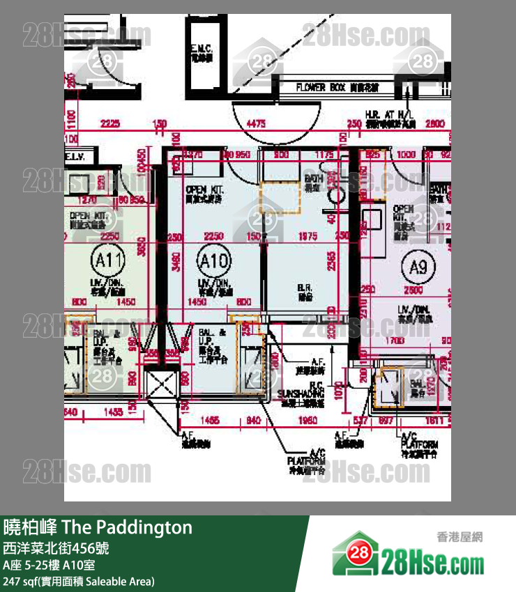 The Paddington Unit FloorPlan (Provided by 28Hse)