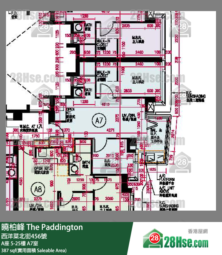 The Paddington Unit FloorPlan (Provided by 28Hse)