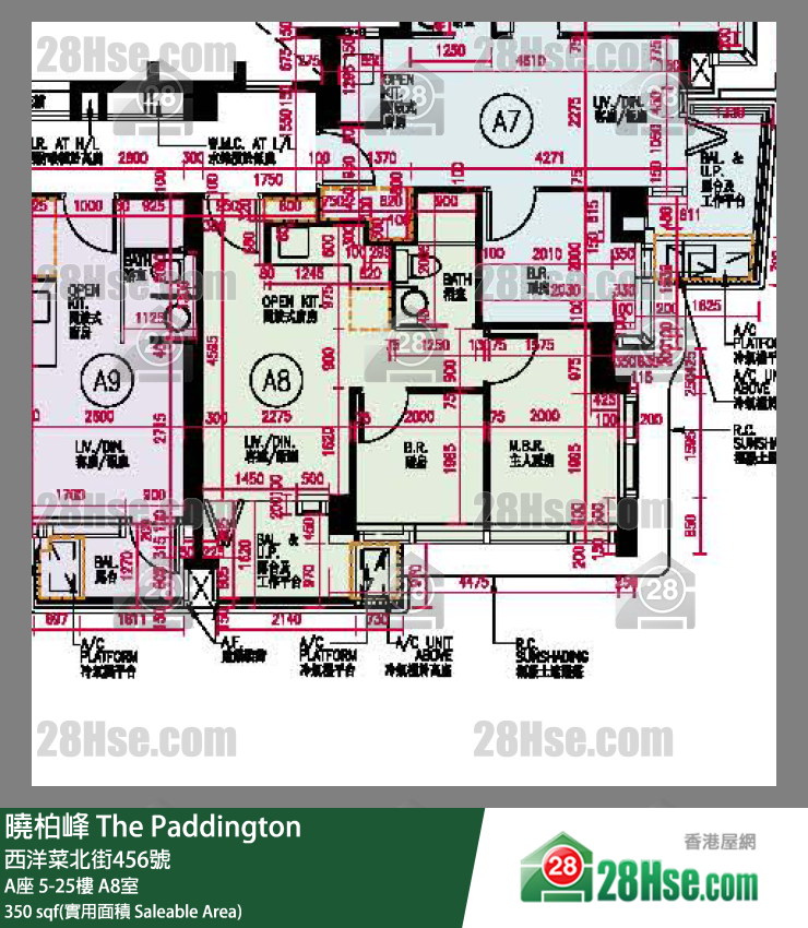 The Paddington Unit FloorPlan (Provided by 28Hse)