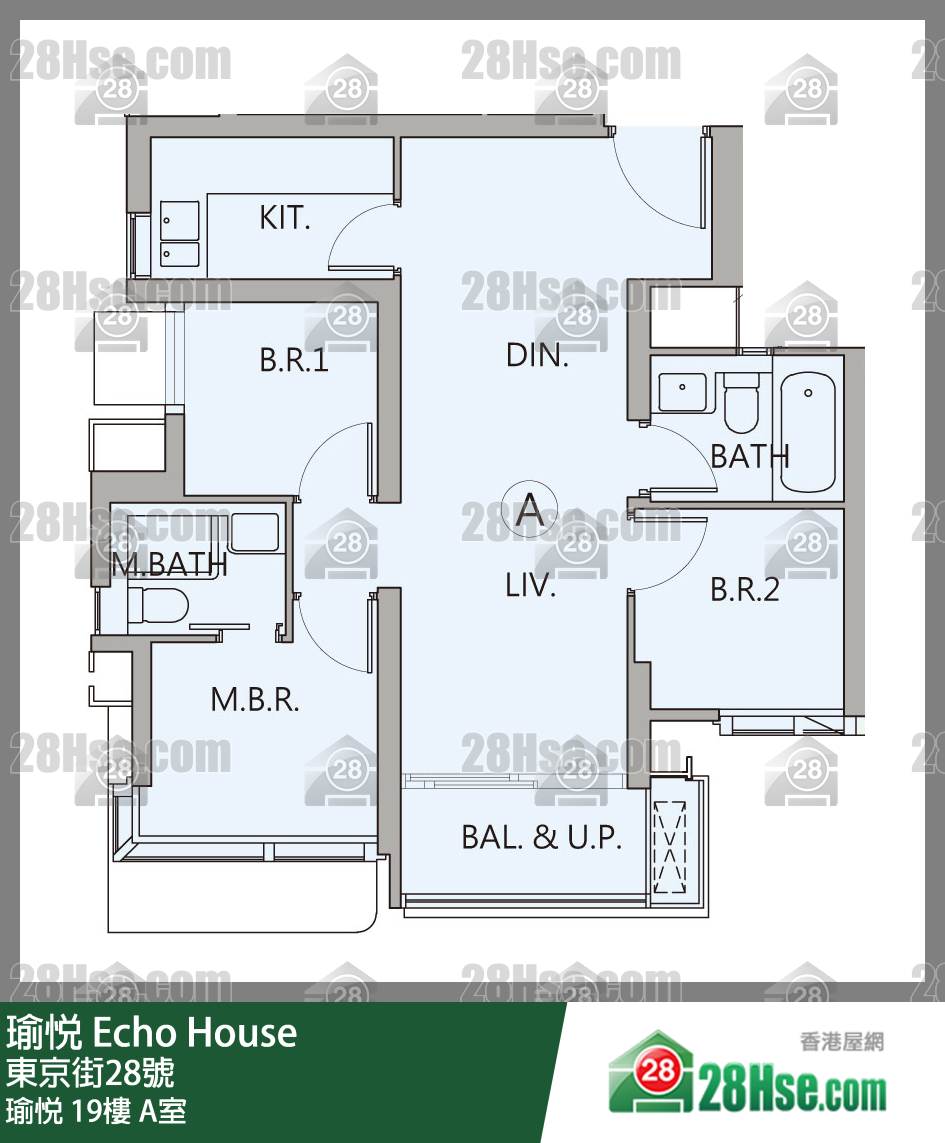 瑜悅 瑜悅 19樓 A室 平面圖