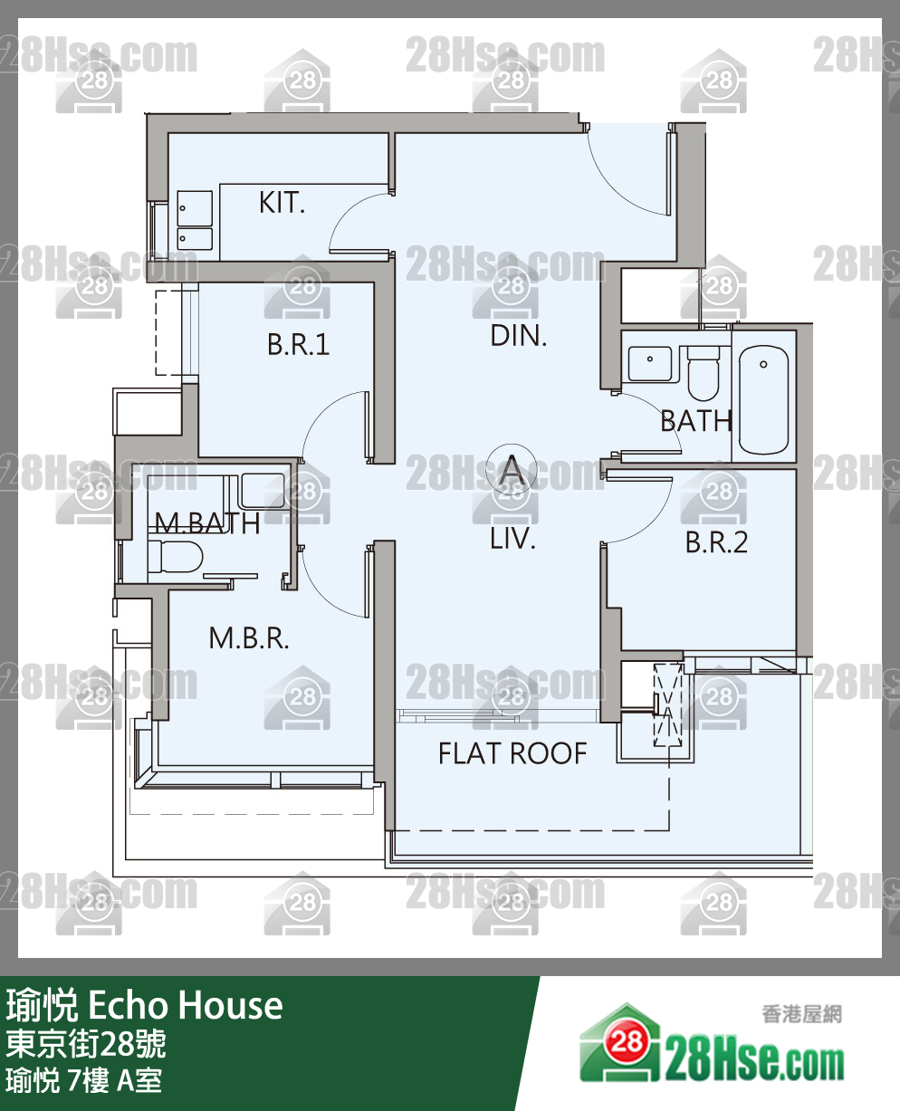 瑜悅 瑜悅 7樓 A室 平面圖