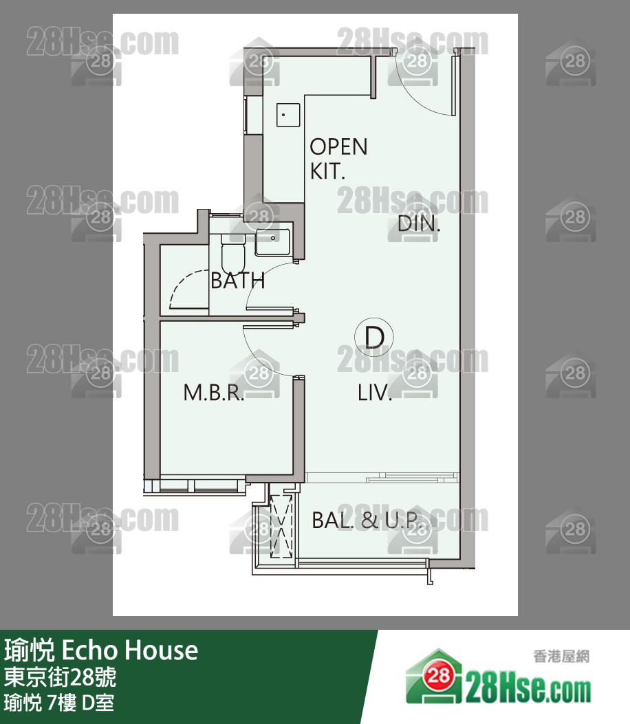 瑜悅 瑜悅 7樓 D室 平面圖