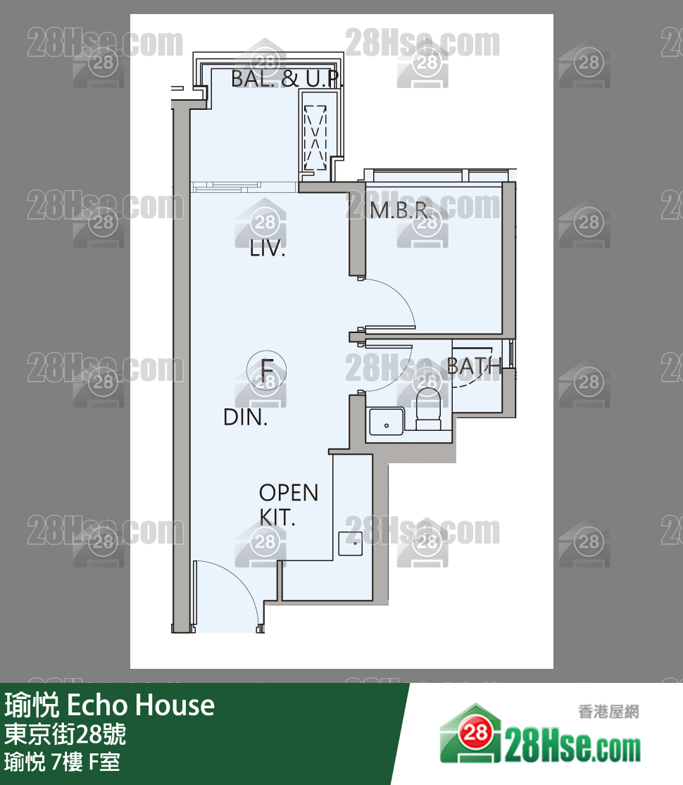 瑜悅 瑜悅 7樓 F室 平面圖