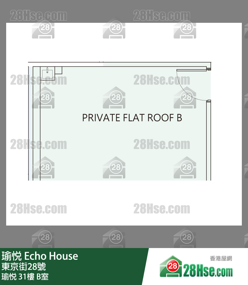 瑜悅 瑜悅 31樓 B室 平面圖