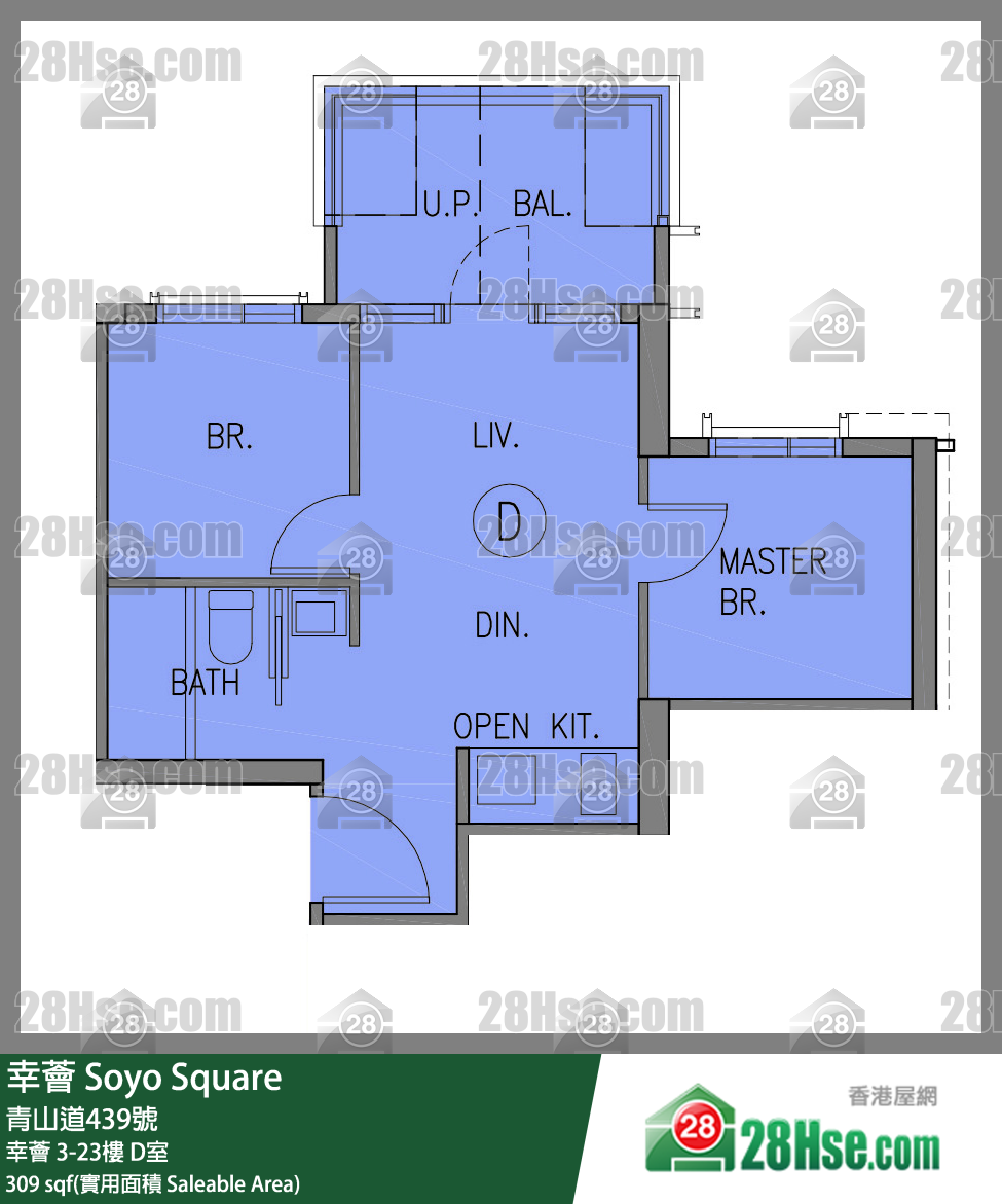 Soyo Square Unit FloorPlan (Provided by 28Hse)