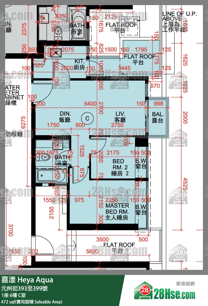 喜漾 1座6樓 C室 平面圖