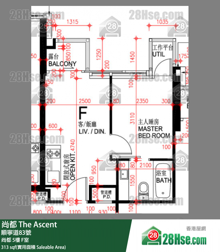 尚都 尚都 5楼 F室 平面图