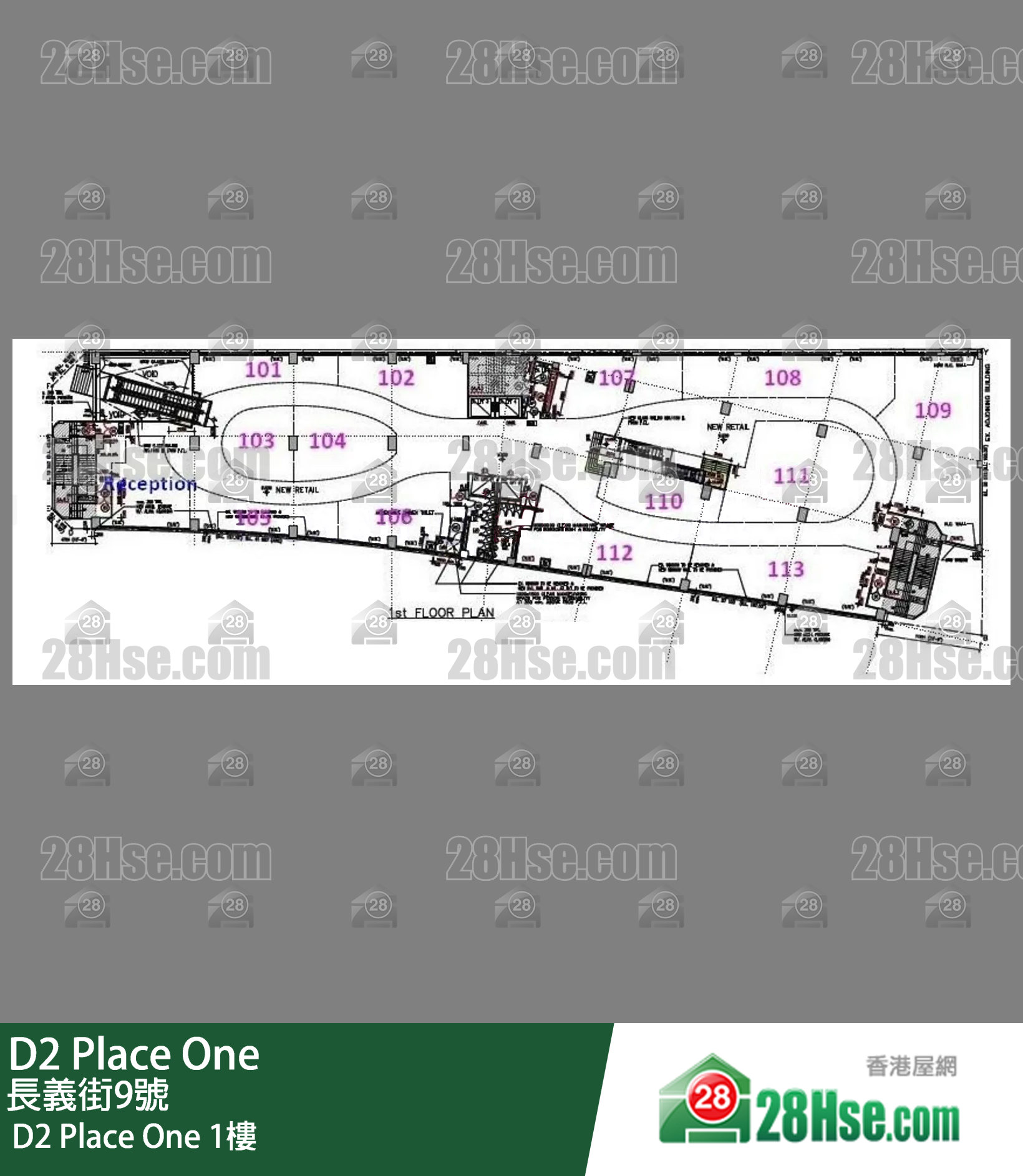 D2 PLACE ONE  D2 Place One 1/f FloorPlan D2 PLACE ONE  D2 Place One 1/f FloorPlan