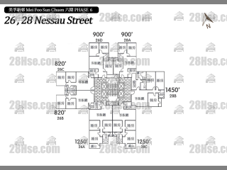 Phase 6 No.26 Nassau Street 1/f To 20/f FloorPlan