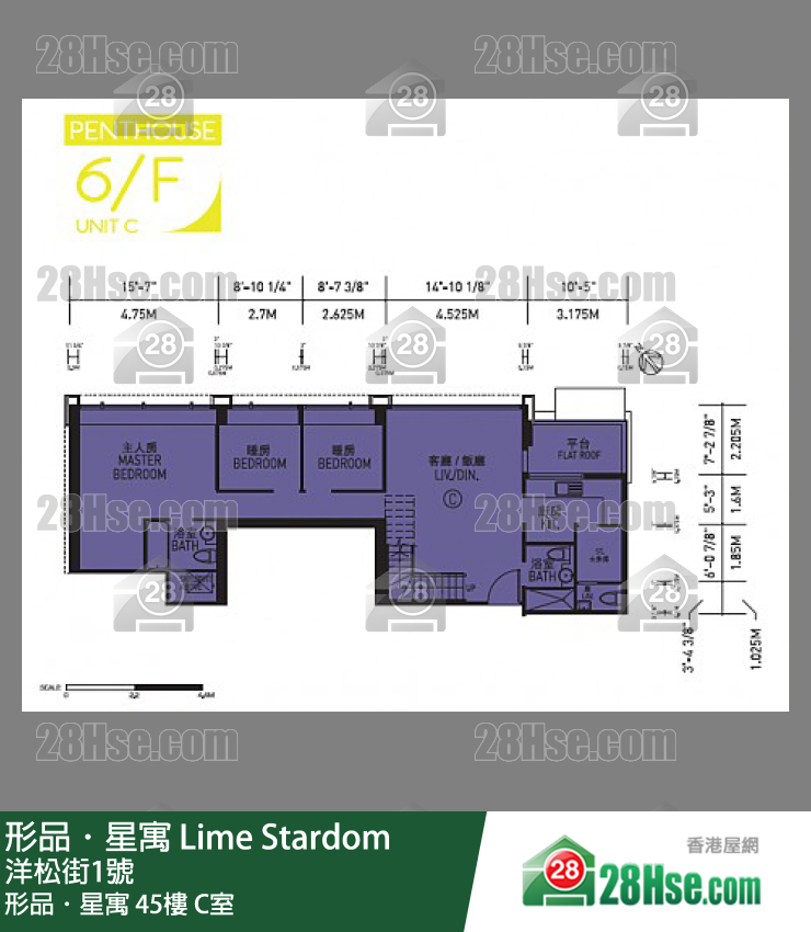 形品星寓 形品．星寓 45楼 C室 平面图