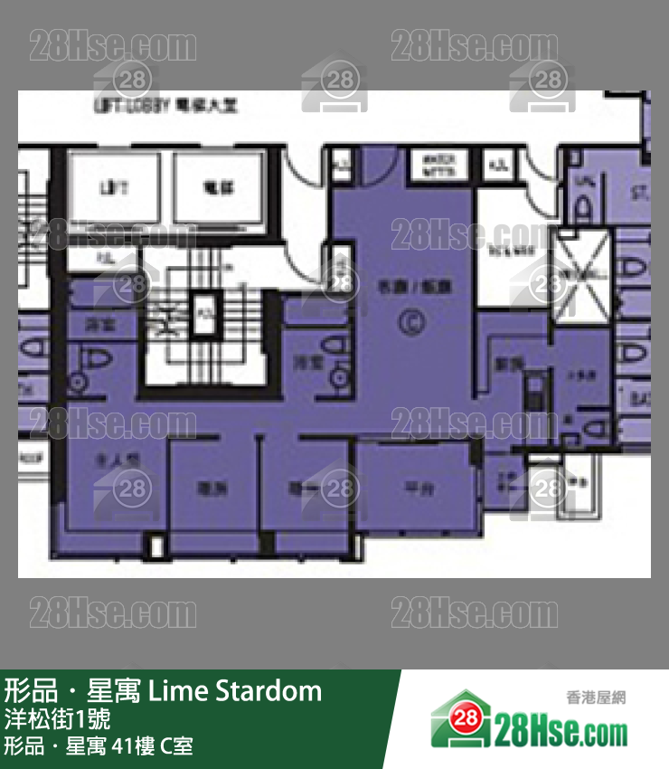 形品星寓 形品．星寓 41樓 C室 平面圖