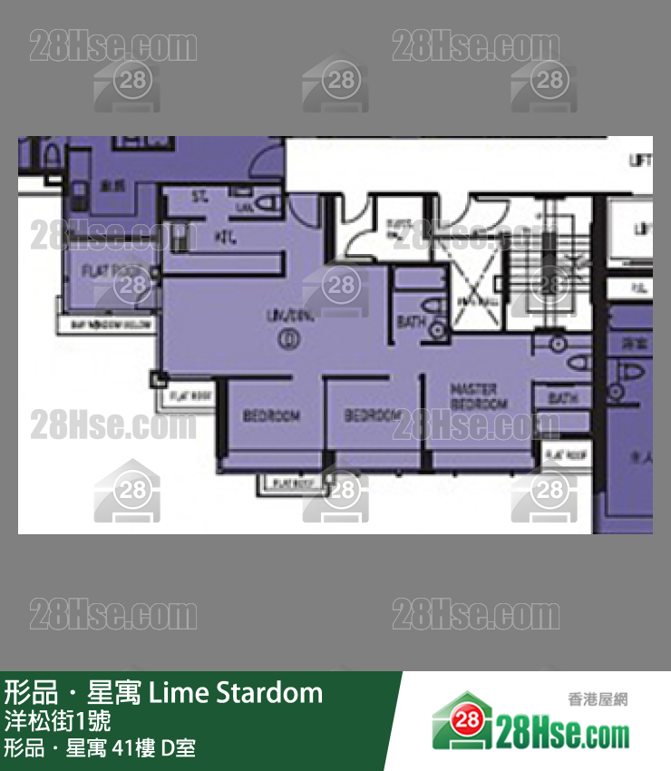 形品星寓 形品．星寓41楼 D室 平面图