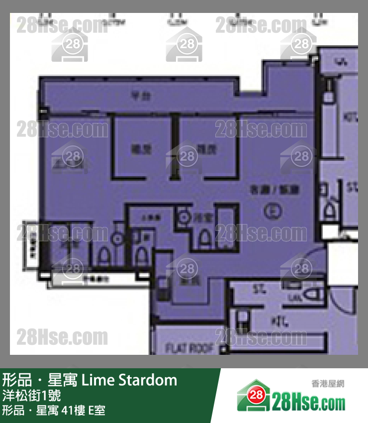 形品星寓 形品．星寓 41樓 E室 平面圖