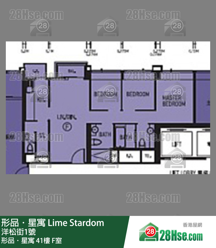 形品星寓 形品．星寓41樓 F室 平面圖