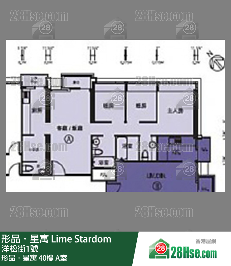 形品星寓 形品．星寓40楼 A室 平面图