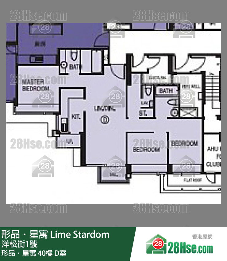 形品星寓 形品．星寓40樓 D室 平面圖