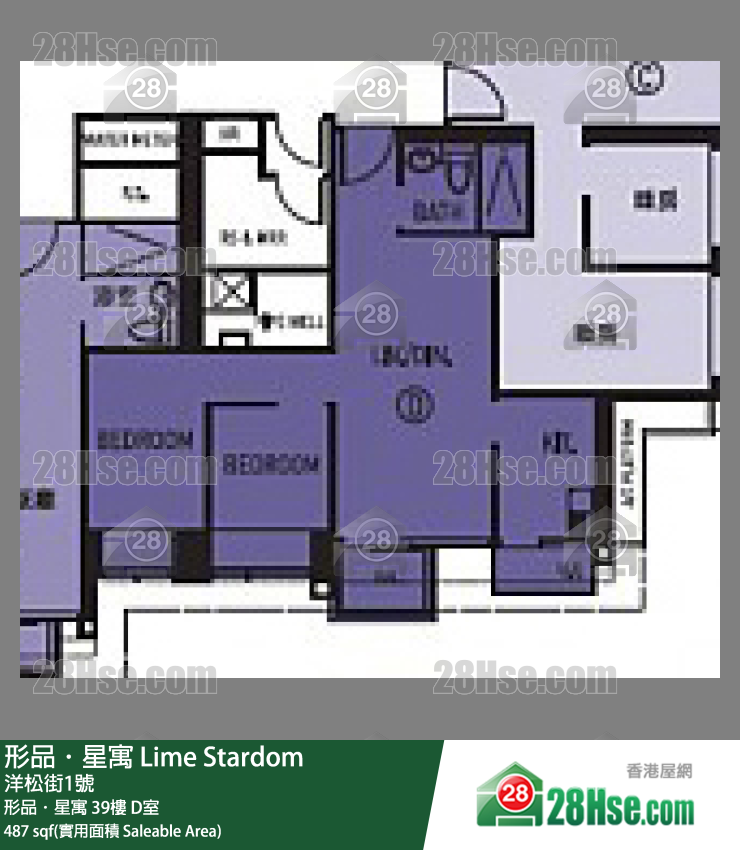形品星寓 形品．星寓39樓 D室 平面圖