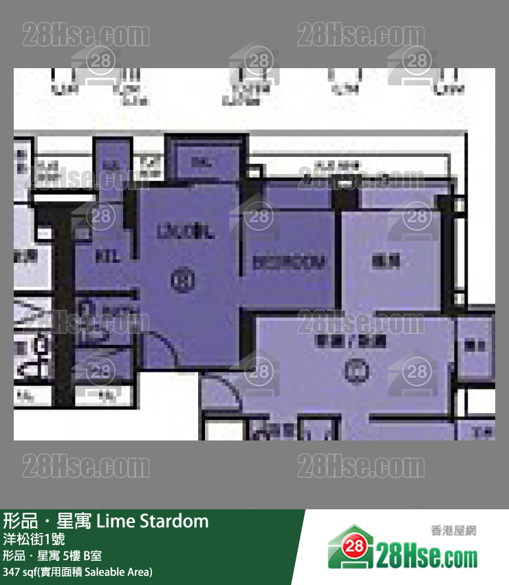 形品星寓 形品．星寓 5樓 B室 平面圖