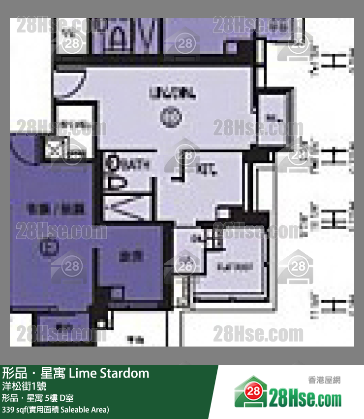 形品星寓 形品．星寓5樓 D室 平面圖