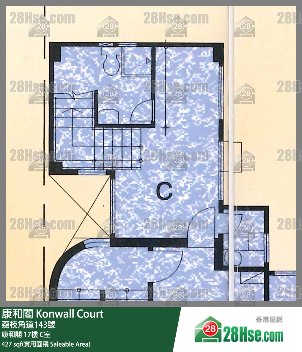 Konwall Court Unit FloorPlan (Provided by 28Hse)