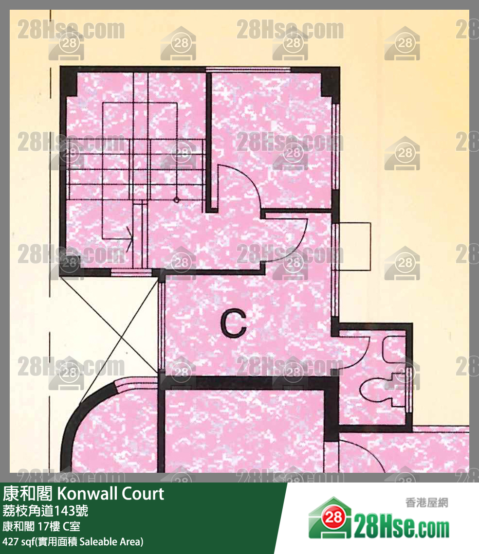 Konwall Court Unit FloorPlan (Provided by 28Hse)