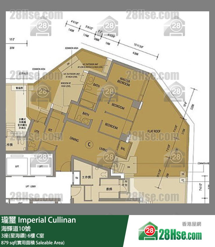 瓏壐 3座(星海鑽) 6樓 C室 平面圖