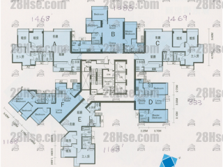 1座 8-35楼 平面图