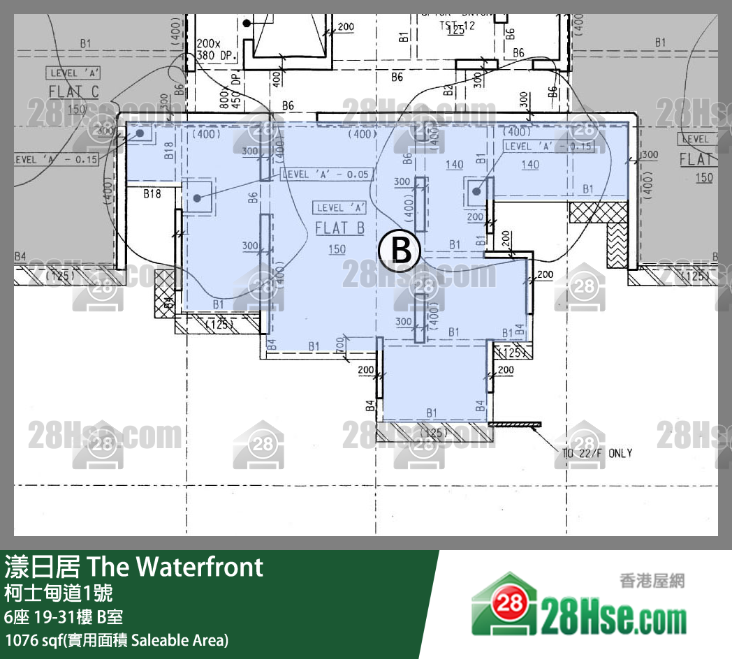 漾日居 单位平面图(由 28Hse 提供)