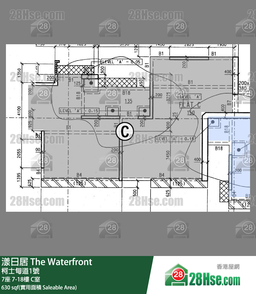 漾日居 7座 10樓 C室 平面圖