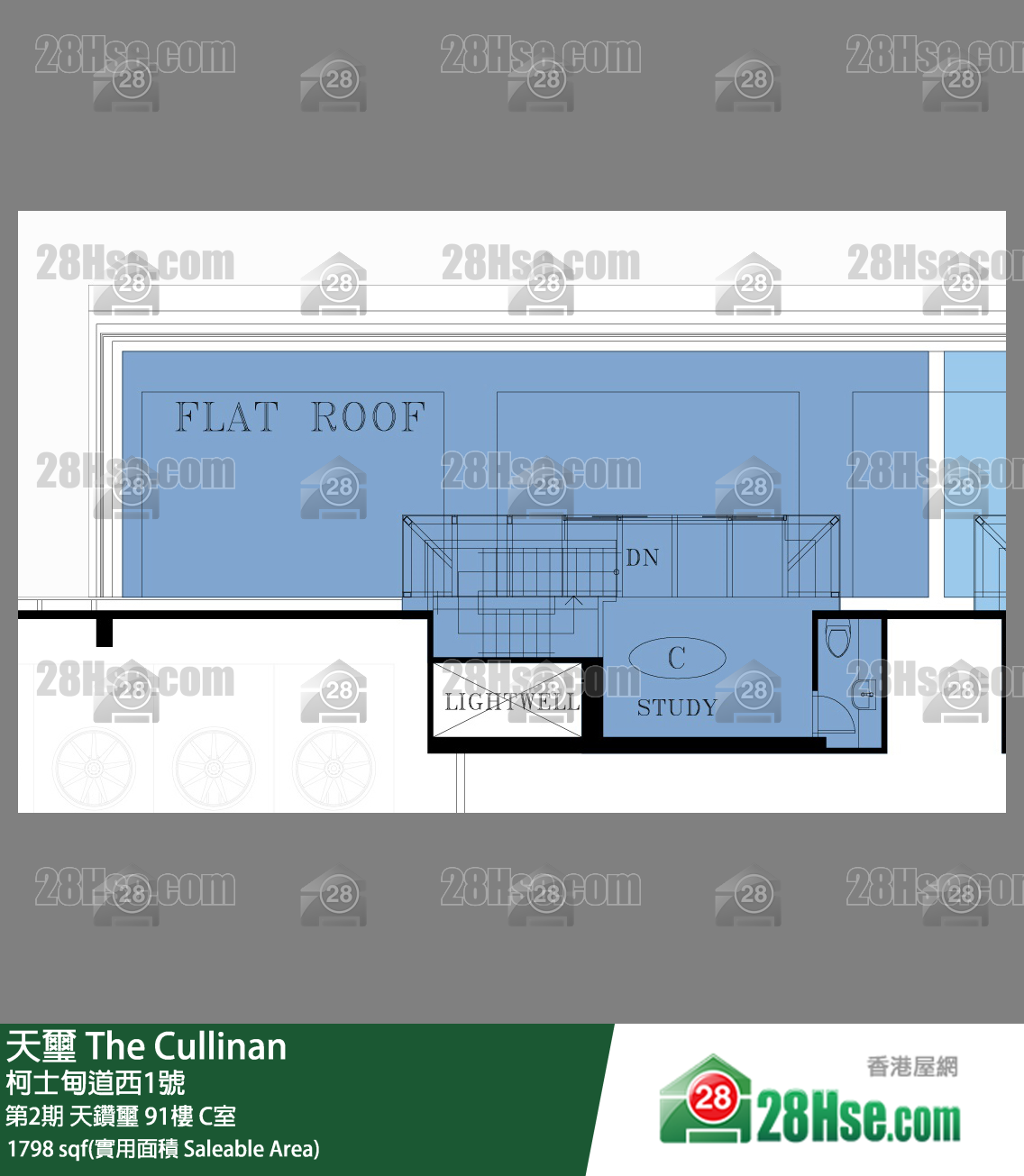 天璽 第2期 天鑽璽 91樓 C室 平面圖