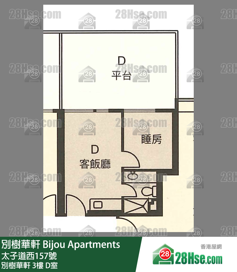 别树华轩 别树华轩3楼 D室 平面图