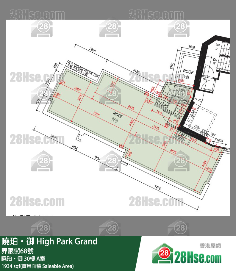 晓珀御 晓珀‧御 30楼 A室 平面图