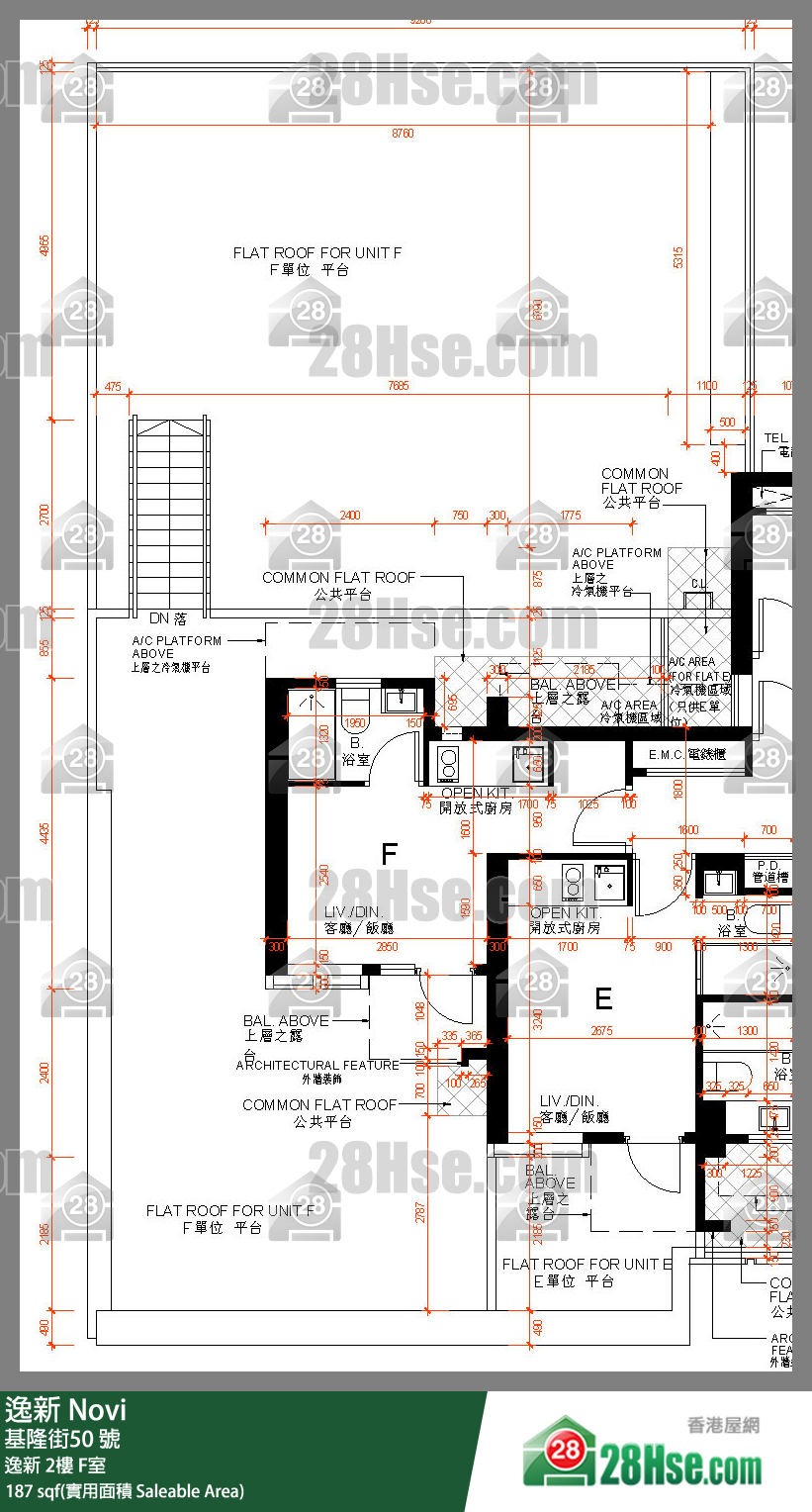 逸新 逸新 2楼 F室 平面图