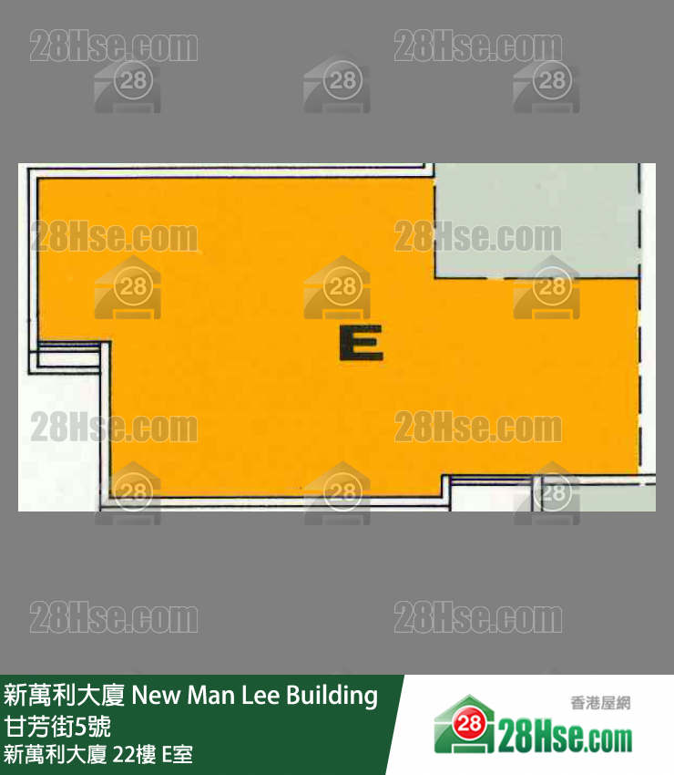 新萬利大廈 新萬利大廈22樓 E室 平面圖