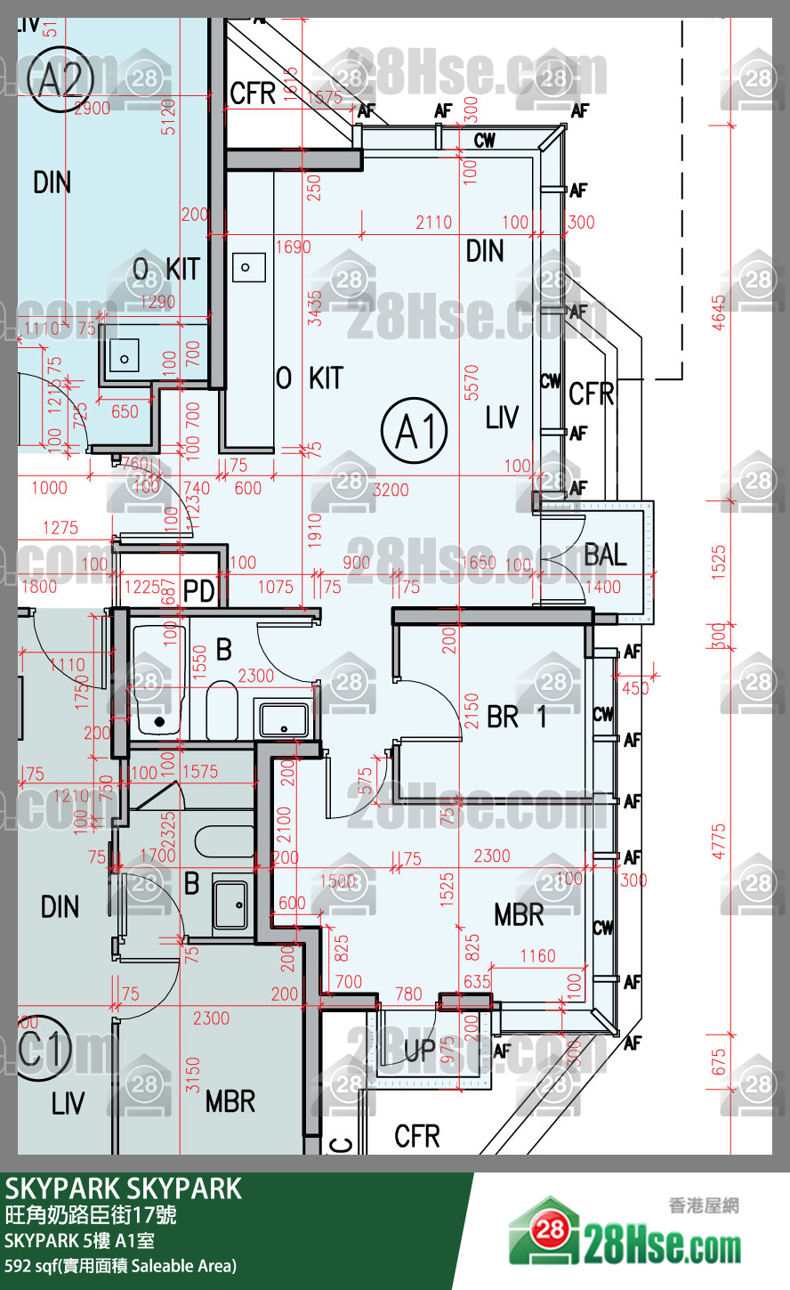 SKYPARK SKYPARK 5楼 A1室 平面图