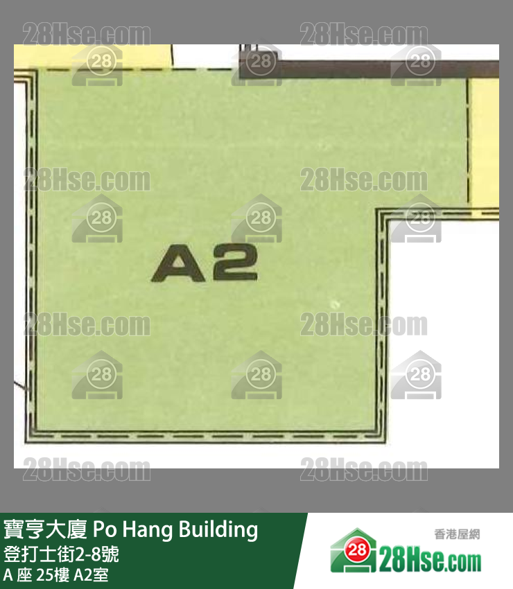 宝亨大厦 A 座25楼 A2室 平面图