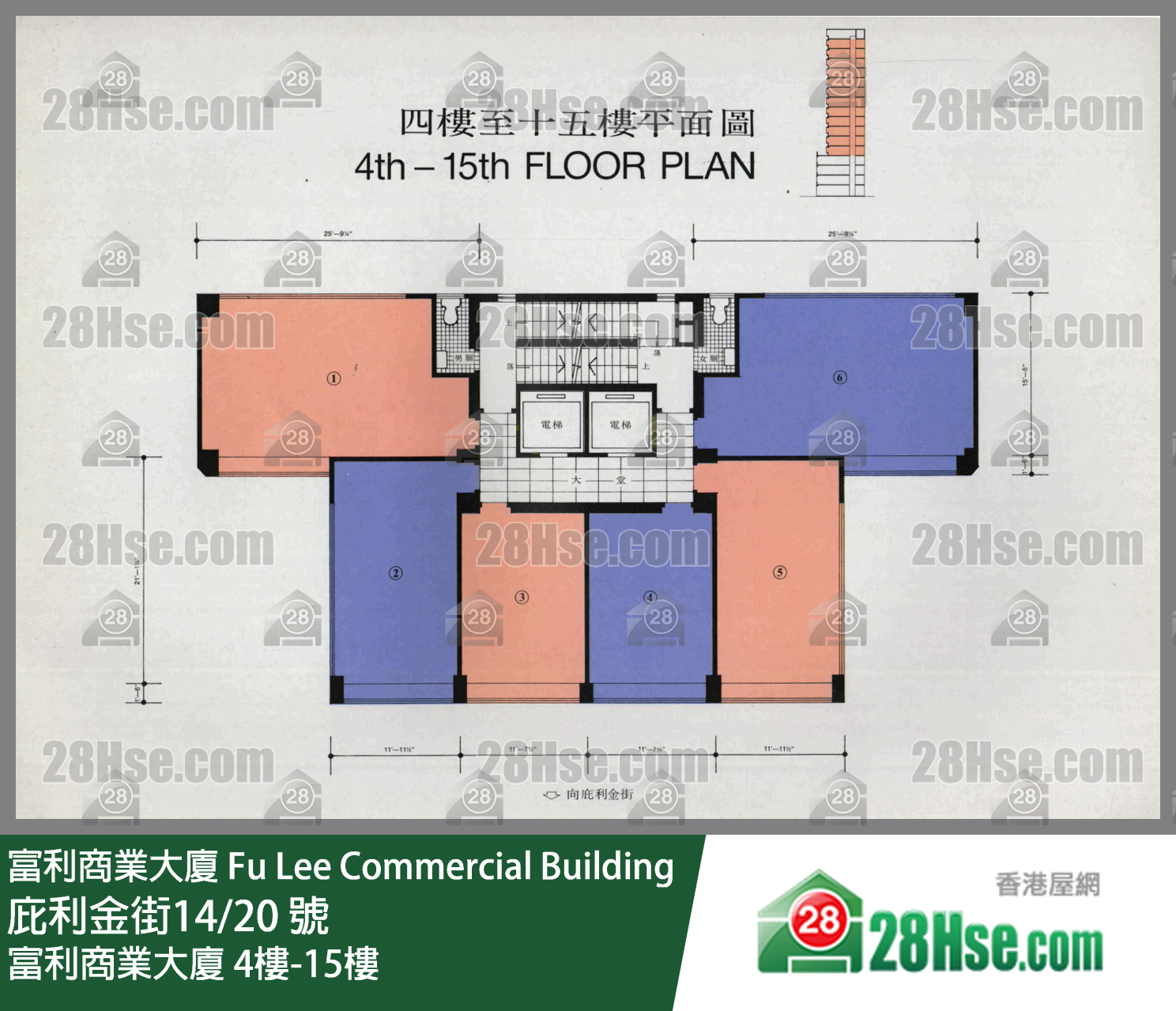 Fu Lee Commercial Building 4/f-15/f FloorPlan Fu Lee Commercial Building 4/f-15/f FloorPlan