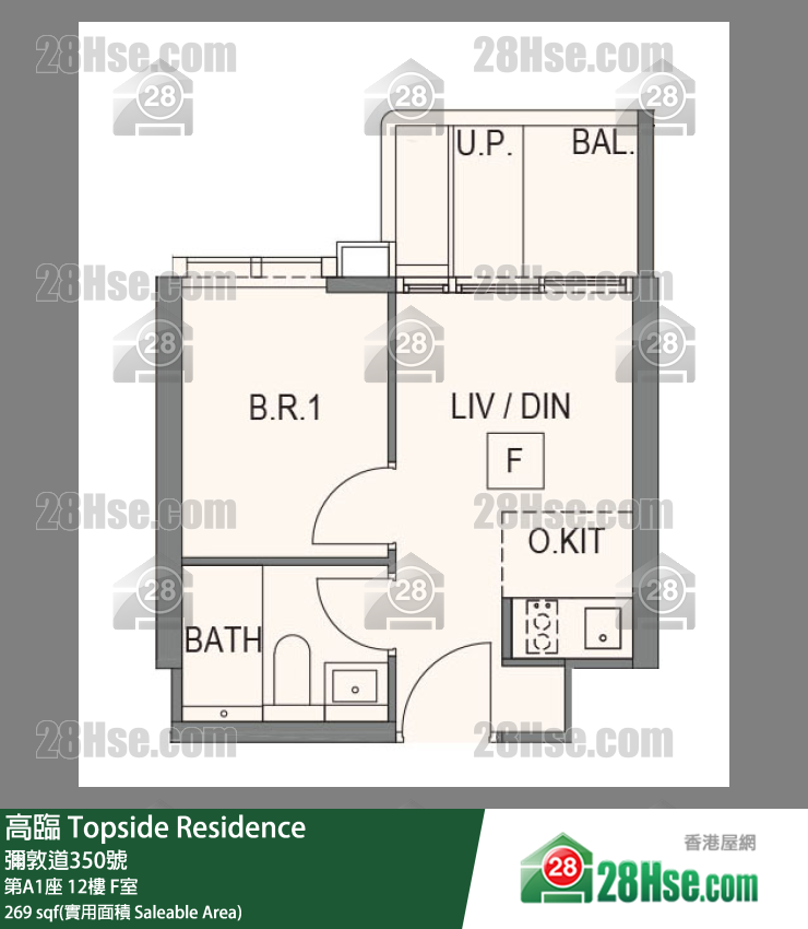 高临 单位平面图(由 28Hse 提供)