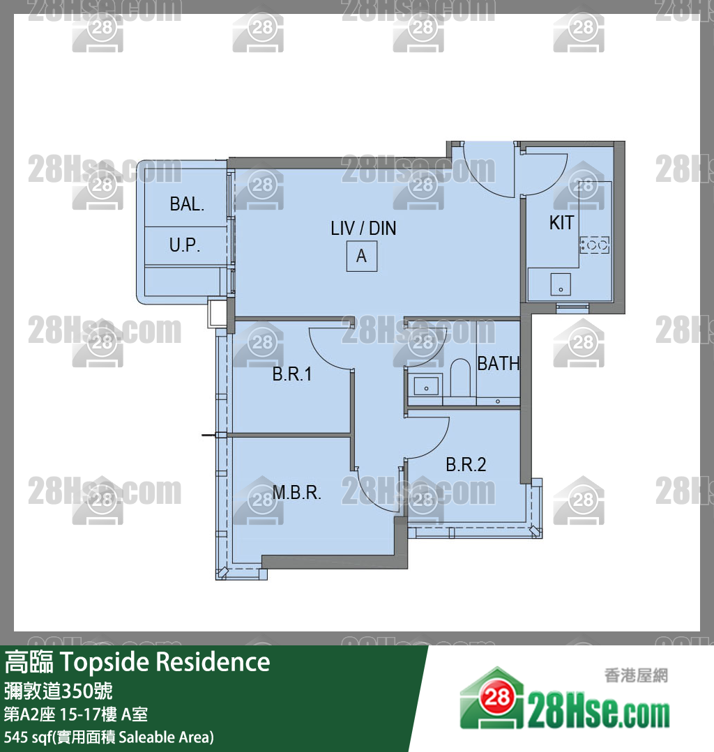 高临 单位平面图(由 28Hse 提供)