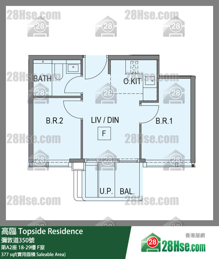 高临 单位平面图(由 28Hse 提供)